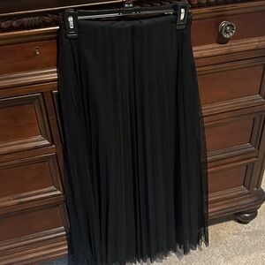 Zara Black Midi Skirt